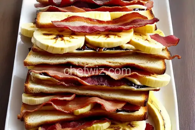 The Elvis Sandwich (Grilled Peanut Butter, Bacon, and Banana) Recipe