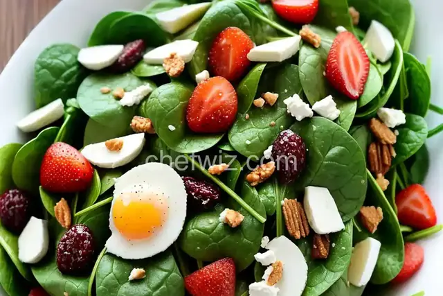 The Perfect Sunday Brunch Spinach Salad