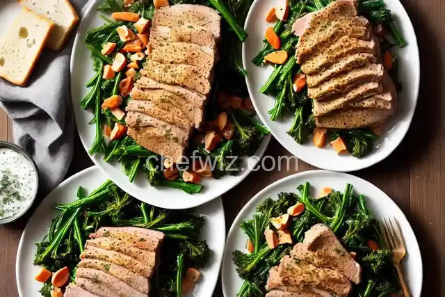 The Roast Pork with Broccoli Rabe and Provolone from Cutty's Recipe