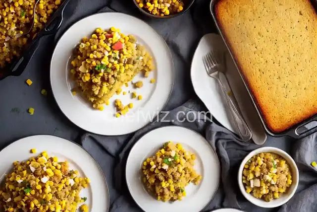 The Silver Palate's Corn Bread-Sausage Stuffing With Apples Recipe