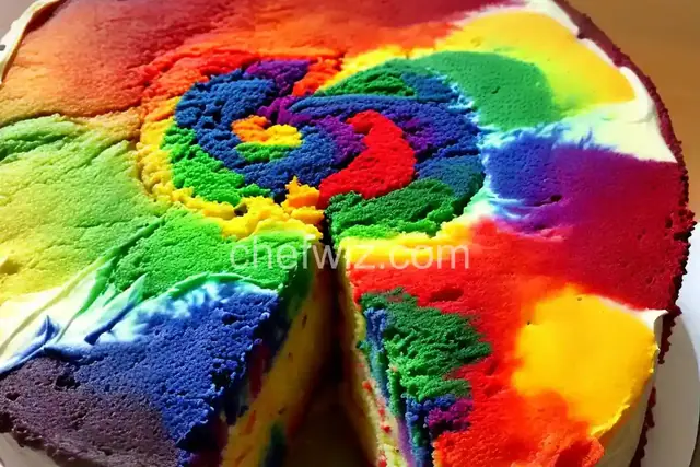 The Tie Dye Cake