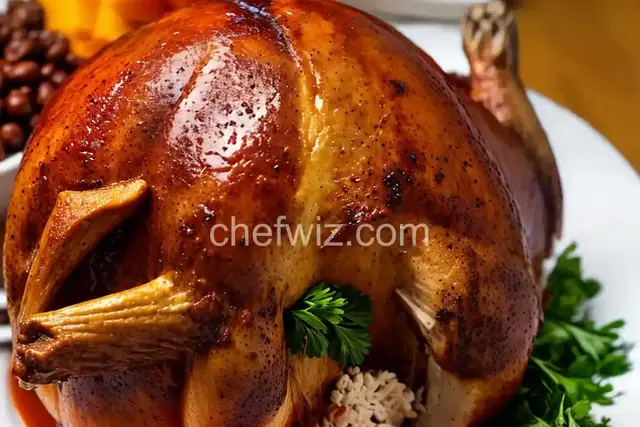 The Turducken: Boneless Turkey Stuffed with a Boneless Duck and Boneless Chicken "One Big Bird"