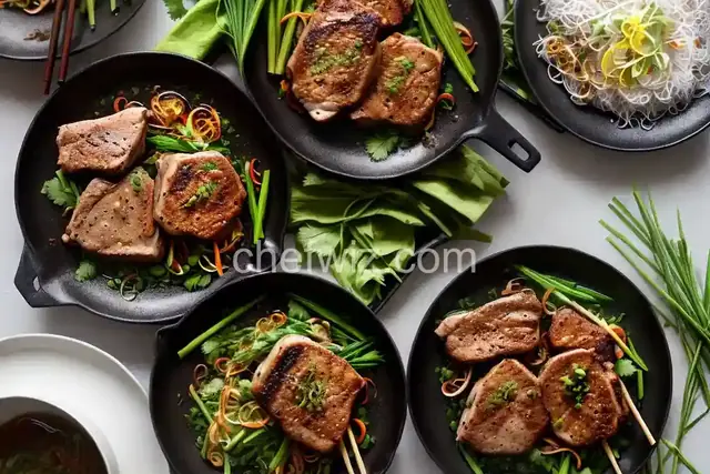 Thit Heo Nuong Xa (Vietnamese Grilled Lemongrass Pork Chops)