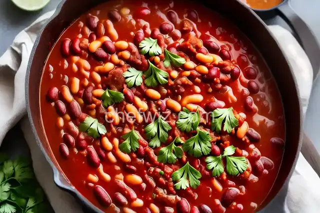 Three Bean Slow Burn Chili