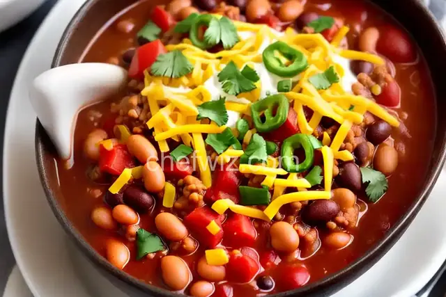 Three Bean Turkey Chili