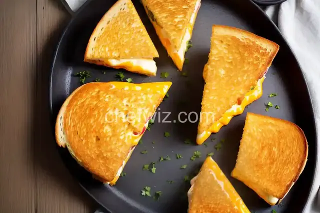 Three-Cheese Grilled Cheese