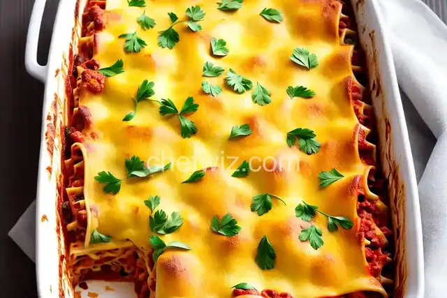 Three-Cheese Lasagna with Italian Sausage