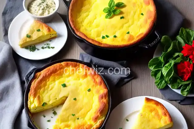 Three Cheese Soufflé Omelette