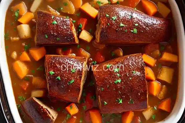Three Packet Slow Cooker Roast