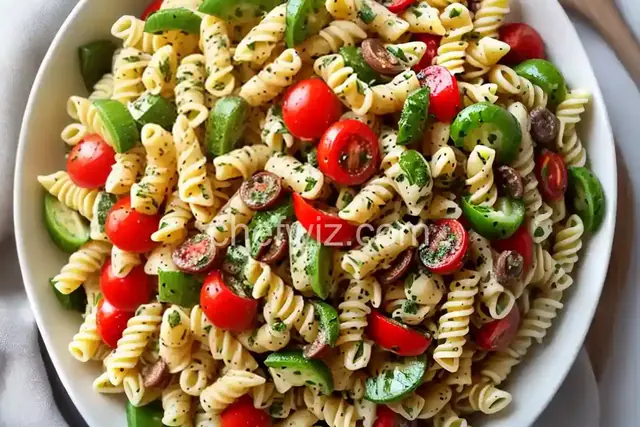 Three Pepper Pasta Salad
