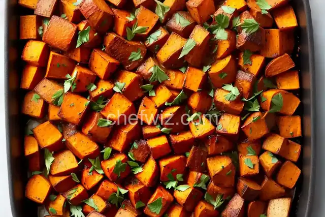 Thyme Roasted Sweet Potatoes