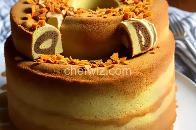 Tiger Skin Chiffon Cake Roll