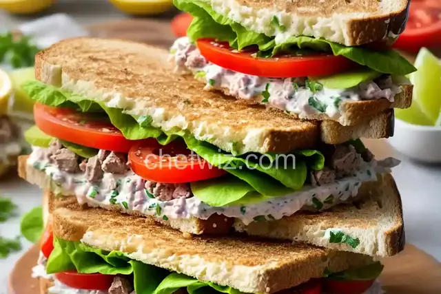 TikTok Grinder Salad Sandwich