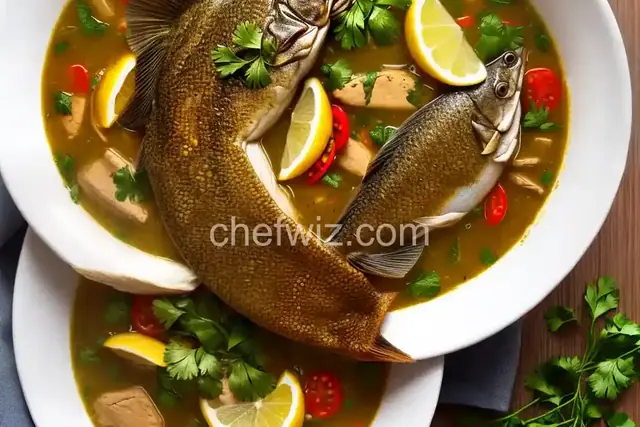 Tilapia fish peper soup