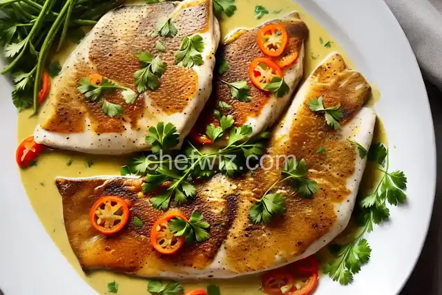 Tilapia with Creamy Sauce