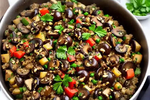 Tina's Mushroom and Water Chestnut Stuffing