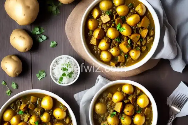 Tindola bataka nu shak (gourd with potato sabzi)