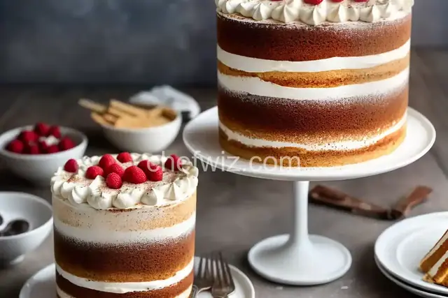Tiramisù Layer Cake With Mascarpone Mousse