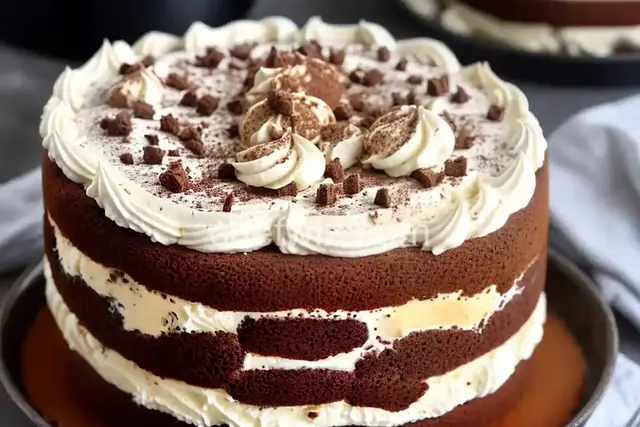 Tiramisu Ice Cream Cake