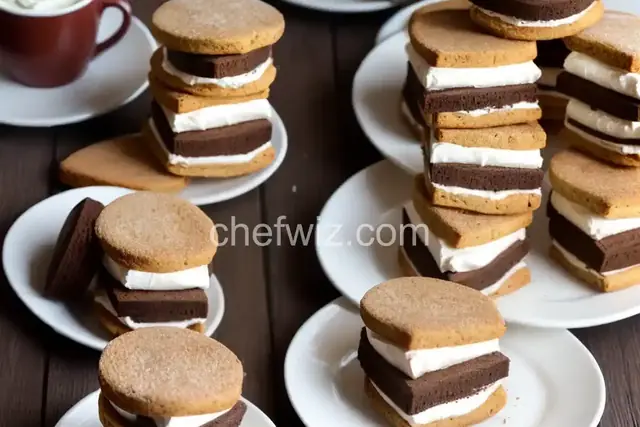 Tiramisu Sandwich Cookies