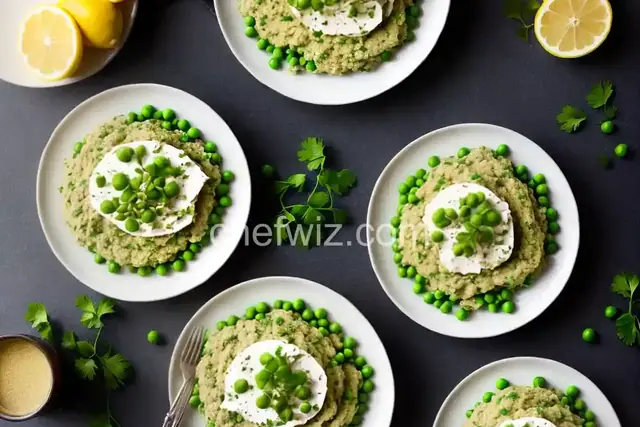 Toast with Lemony Pea Mash