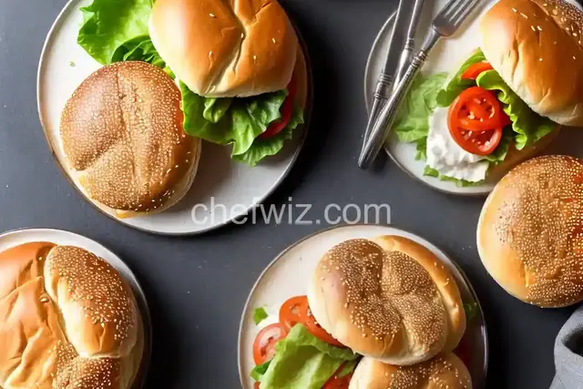 Toasted Burger Buns