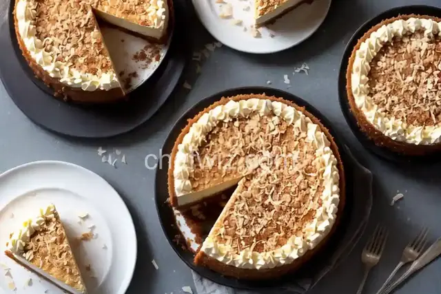 Toasted Coconut Cheesecake