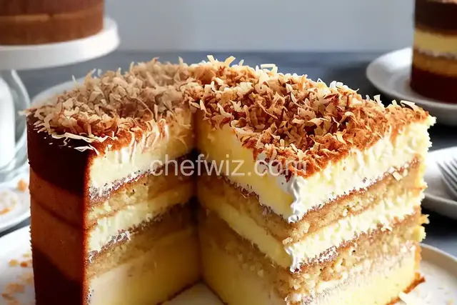 Toasted Coconut Layer Cake