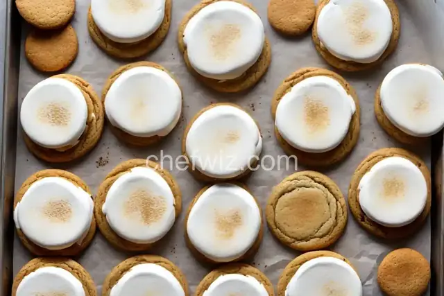 Toasted Marshmallow Sandwich Cookies
