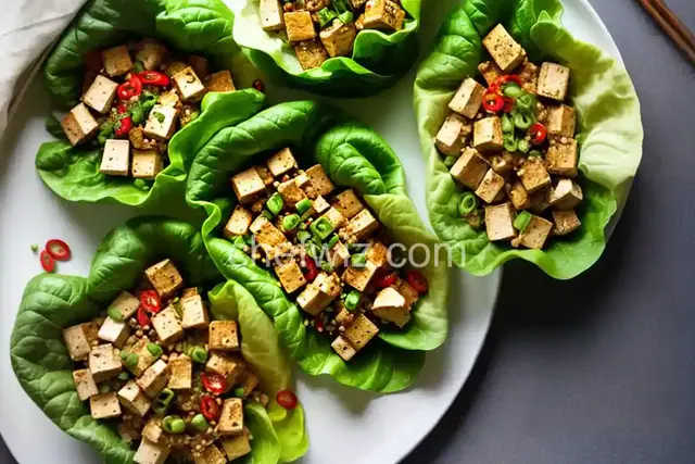 Tofu Lettuce Wraps