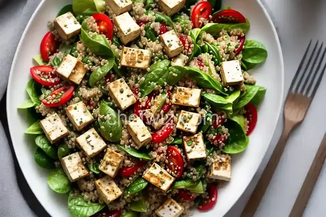 Tofu Salad with Quinoa
