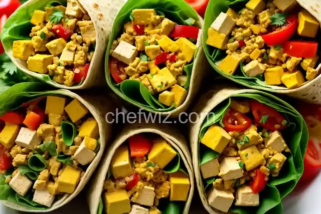 Tofu Scramble Wraps