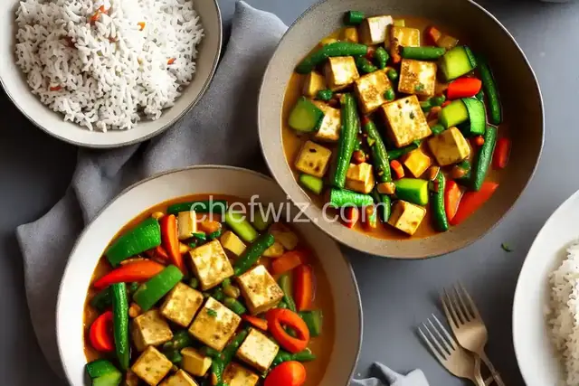 Tofu and Summer Vegetable Curry