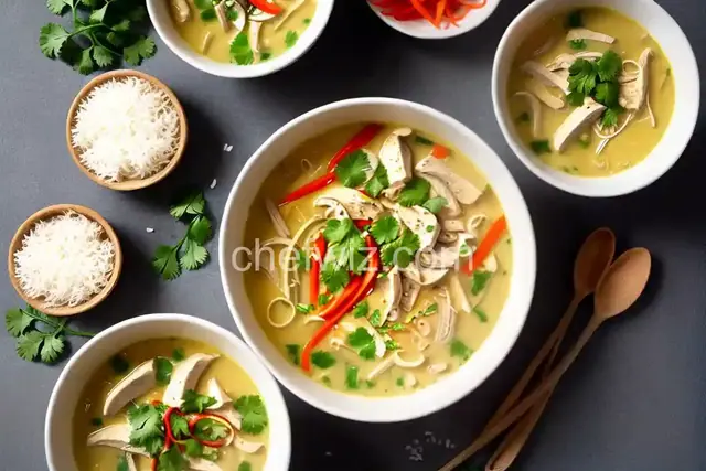 Tom Kha Gai (Thai Chicken Soup with Coconut and Galangal)
