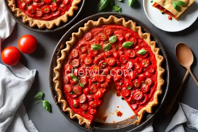 Tomato-Okra Pie