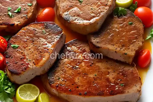 Tomato Pork Loin Chops