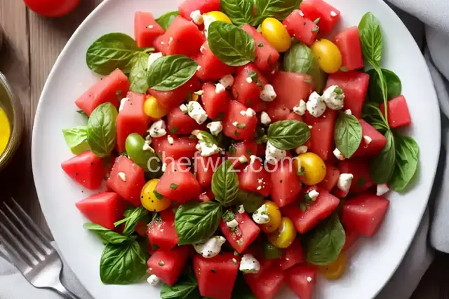 Tomato Watermelon Salad