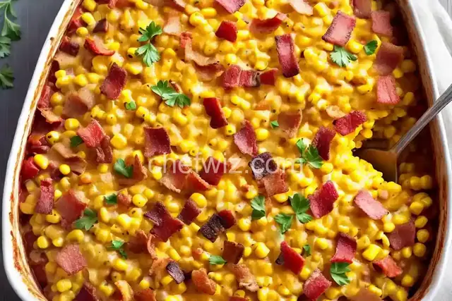 Tomato and Bacon Creamed Corn Casserole