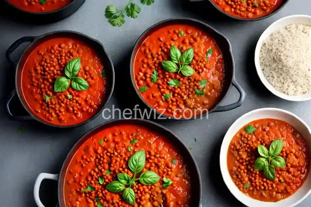 Tomato and Lentil Curry