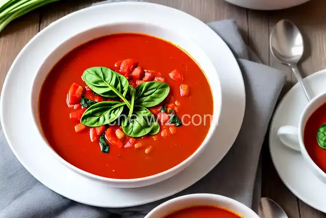 Tomato and Spinach Soup