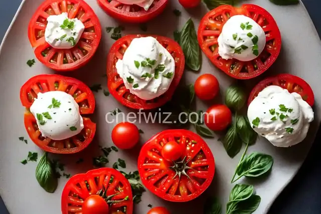 Tomatoes and Burrata