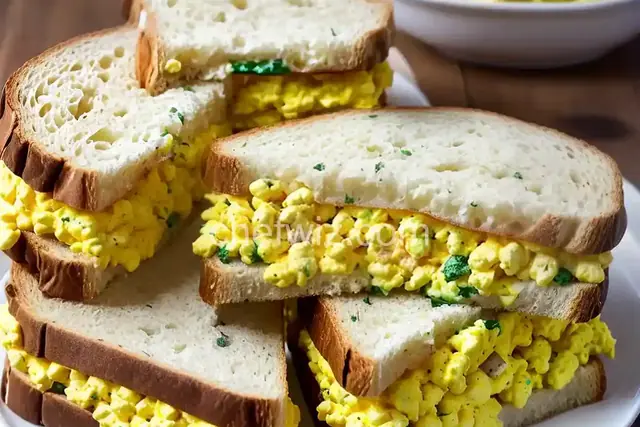 Tom's Scrambled Egg Sandwich