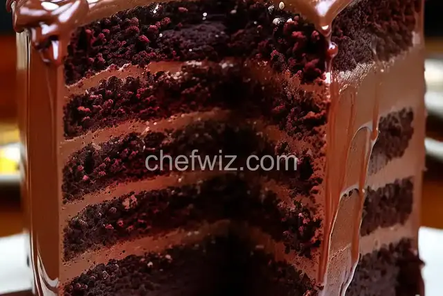 Too Much Chocolate Cake