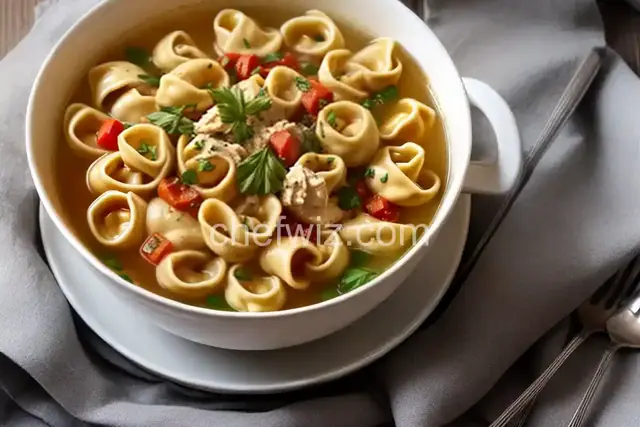 Tortellini in Chicken Broth