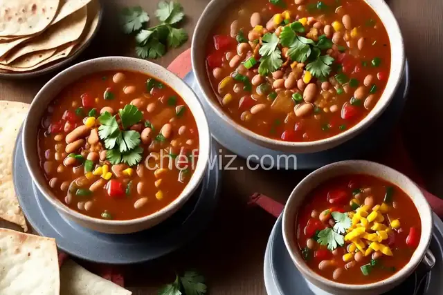 Tortilla and Bean Soup