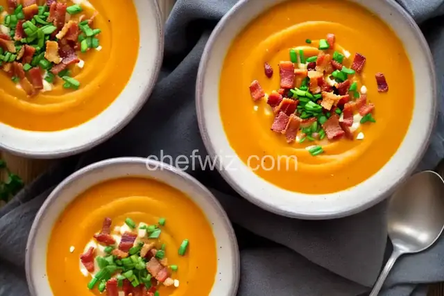 Trader Joe's Butternut Squash Soup with Bacon