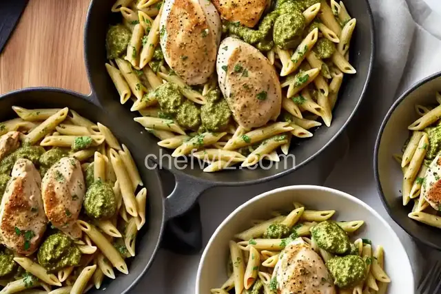 Trader Joe's Pesto Penne with Chicken