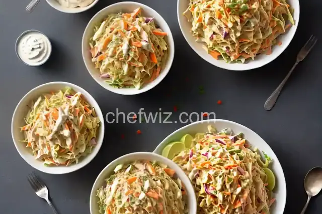 Traditional Creamy Coleslaw