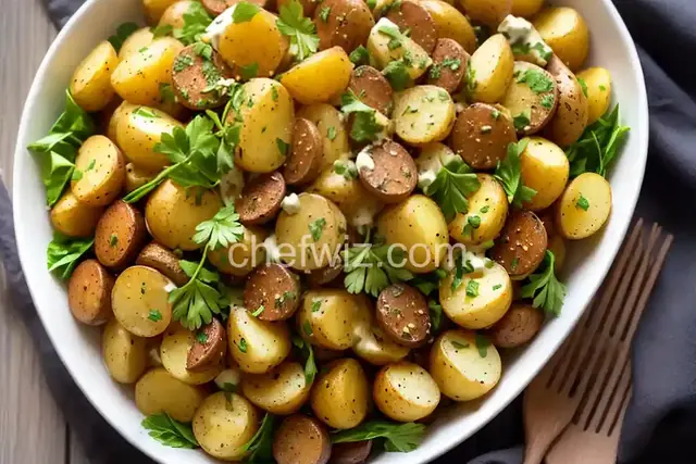 Traditional German Warm Potato Salad