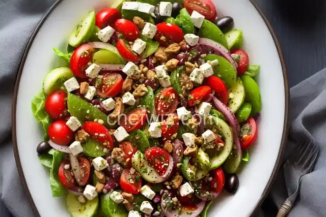 Traditional Greek Salad (Choriatiki Salata)